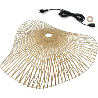 Lampada sospensione esterna Lumisky - D50 cm Beige Stile Boho Lampada sospensione esterna Lumisky - D50 cm Beige Stile Boho