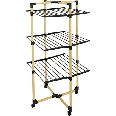 Kitchen Move Willis 3 Livelli Nero Legno Asciugatrice - Asciugatrice Kitchen Move Willis 3 Livelli Nero Legno Asciugatrice - Asciugatrice