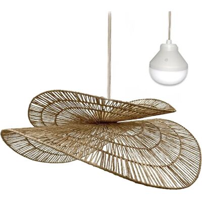 Lumisky Suspension en Jute Naturelle - IP64 Extérieur - Publicité Lumisky Suspension en Jute Naturelle - IP64 Extérieur - Publicité