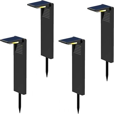 Lumisky OSTRY Solar-Gartenleuchten - 4er Pack, Weiß, 41cm Lumisky OSTRY Solar-Gartenleuchten - 4er Pack, Weiß, 41cm