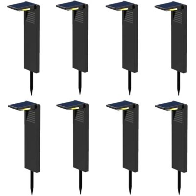 Lumisky OSTRY Luces solares de camino para jardín - 8 LEDs - 150LM Lumisky OSTRY Luces solares de camino para jardín - 8 LEDs - 150LM