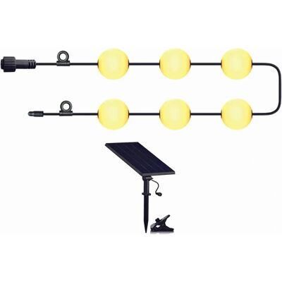 Lumisky Bolly Light Solar Guirlande - Blanc Chaud 5,5M Extérieur - Publicité Lumisky Bolly Light Solar Guirlande - Blanc Chaud 5,5M Extérieur - Publicité
