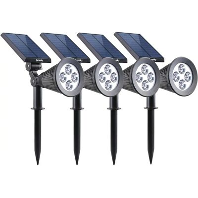 Lumisky Reflektory słoneczne na zewnątrz - 4x Spiky W34 - Eleganckie oświetlenie ogrodu Lumisky Reflektory słoneczne na zewnątrz - 4x Spiky W34 - Eleganckie oświetlenie ogrodu