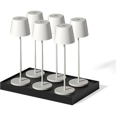 Lumisky 6 LED Tafellampen Set - Verstelbare Helderheid, Draadloos Opladen Lumisky 6 LED Tafellampen Set - Verstelbare Helderheid, Draadloos Opladen
