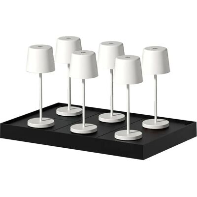 Lumisky Kelly Mini Draadloze LED Tafellamp met Oplaadplateau Lumisky Kelly Mini Draadloze LED Tafellamp met Oplaadplateau
