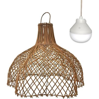 Lumisky - Suspension bohème en rotin D60 cm - Publicité Lumisky - Suspension bohème en rotin D60 cm - Publicité