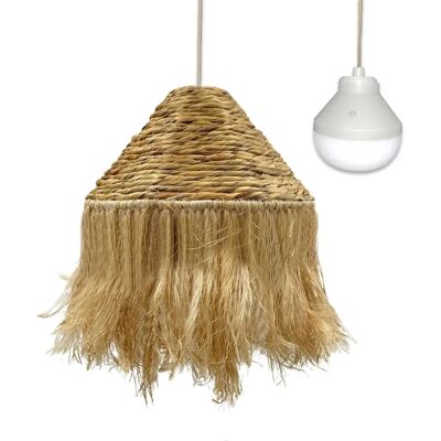 Lumisky - Suspension en Jacinthe d'Eau Naturelle - 44cm - Extérieur - Publicité Lumisky - Suspension en Jacinthe d'Eau Naturelle - 44cm - Extérieur - Publicité