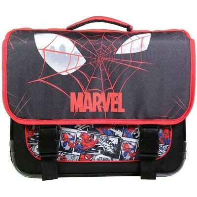Spider-Man - Spider-Man Miles Morales 38 cm - Noir Rouge - Backpack - Publicité Spider-Man - Spider-Man Miles Morales 38 cm - Noir Rouge - Backpack - Publicité