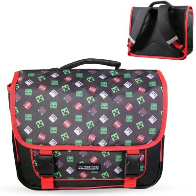 Sac à dos Minecraft Blocs - Creeper, TNT, Zombie - Publicité Sac à dos Minecraft Blocs - Creeper, TNT, Zombie - Publicité