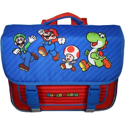 Nintendo - Super Mario Adventure - 38 cm - Blue - Sac à dos - Publicité Nintendo - Super Mario Adventure - 38 cm - Blue - Sac à dos - Publicité