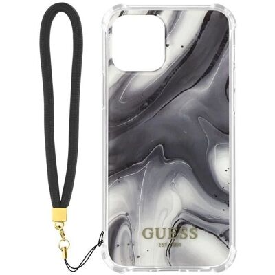 Coque en marbre gris Guess pour iPhone 12 Pro Max - Publicité Coque en marbre gris Guess pour iPhone 12 Pro Max - Publicité
