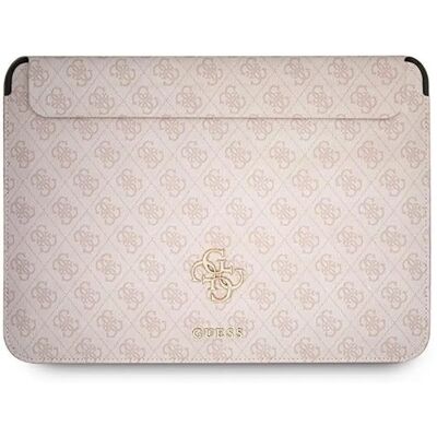 Guess Pink 13" Notebook Case - 4G Streifen Metalllogo Guess Pink 13" Notebook Case - 4G Streifen Metalllogo