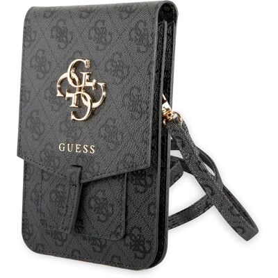 Guess Bolsa de ombro para smartphone - Padrão 4G & compartimentos Guess Bolsa de ombro para smartphone - Padrão 4G & compartimentos