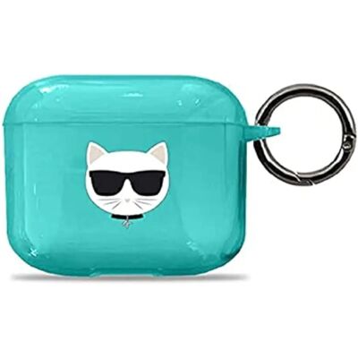 Karl Lagerfeld AirPods 3 Hülle - Choupette Blau Karl Lagerfeld AirPods 3 Hülle - Choupette Blau