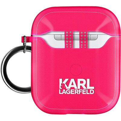 Etui Rose pour Airpods Karl Lagerfeld Choupette - Publicité Etui Rose pour Airpods Karl Lagerfeld Choupette - Publicité