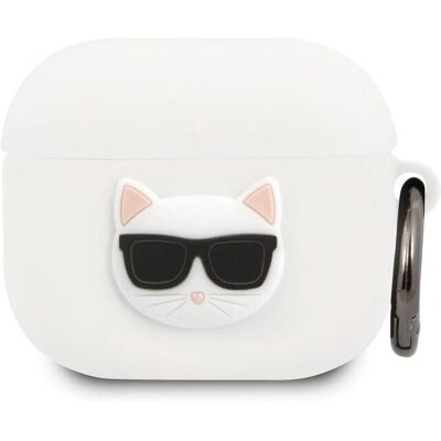 Étui en silicone Karl Lagerfeld Choupette pour AirPods 3 - Boîtier pour écouteurs Étui en silicone Karl Lagerfeld Choupette pour AirPods 3 - Boîtier pour écouteurs