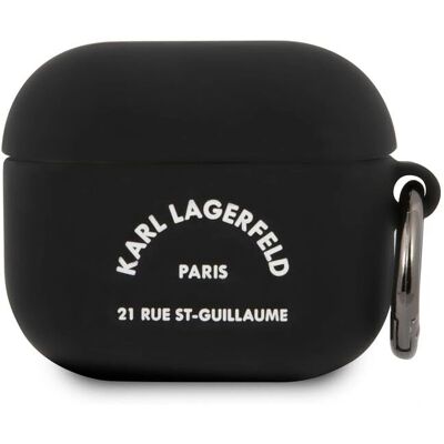 Karl Lagerfeld Cover - AirPods 3 Silikonhülle - Schwarz Karl Lagerfeld Cover - AirPods 3 Silikonhülle - Schwarz