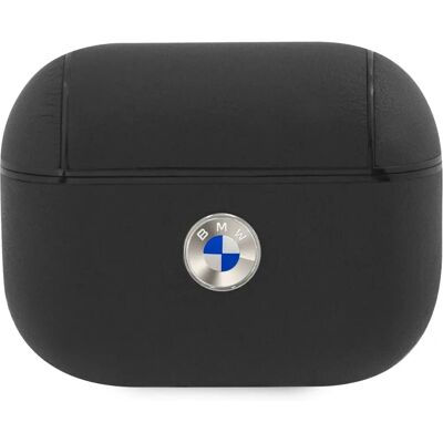 Étui BMW en Cuir pour AirPods Pro - Résistant aux chocs, Logo Argenté Étui BMW en Cuir pour AirPods Pro - Résistant aux chocs, Logo Argenté