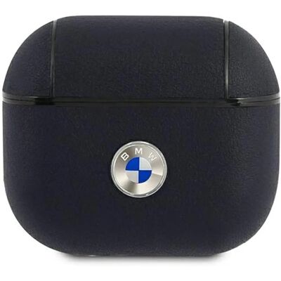BMW Apple AirPods 3 Marineblau Lederhülle - Kopfhörer Case BMW Apple AirPods 3 Marineblau Lederhülle - Kopfhörer Case
