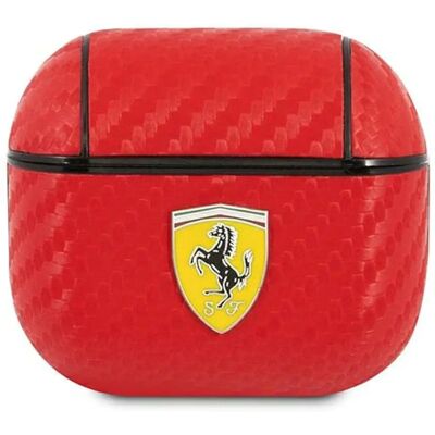 Ferrari Airpods 3 Suojakotelo Punainen On Track - Silikoni suojakotelo Ferrari Airpods 3 Suojakotelo Punainen On Track - Silikoni suojakotelo