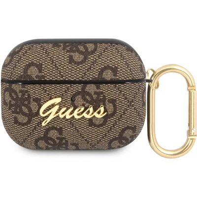 Funda Guess Airpods Pro - Padrão 4G em Couro Funda Guess Airpods Pro - Padrão 4G em Couro