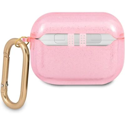 Custodia Guess per AirPods Pro - Collezione Glitter Rosa Custodia Guess per AirPods Pro - Collezione Glitter Rosa