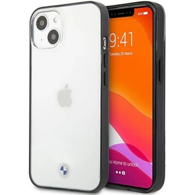Coque claire BMW Signature Edges pour iPhone 13 mini - Type d'appareil Coque claire BMW Signature Edges pour iPhone 13 mini - Type d'appareil