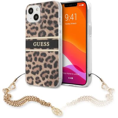Coque Guess Leopard pour iPhone 13 Mini - Élégante et Protectrice - Publicité Coque Guess Leopard pour iPhone 13 Mini - Élégante et Protectrice - Publicité
