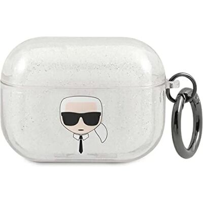 Etui Karl Lagerfeld Airpods Pro Glitter Chic - Protection & Glamour - Publicité Etui Karl Lagerfeld Airpods Pro Glitter Chic - Protection & Glamour - Publicité