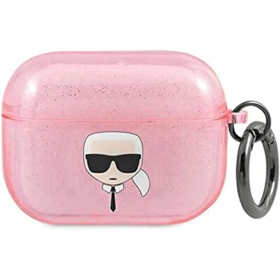 Karl Lagerfeld Pink Glitter Airpods Pro Hülle - Ohrhörerhülle Karl Lagerfeld Pink Glitter Airpods Pro Hülle - Ohrhörerhülle