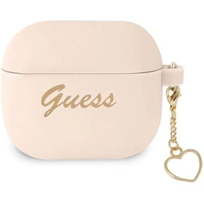 Cover in silicone rosa Guess per AirPods 3 - Custodia auricolari Cover in silicone rosa Guess per AirPods 3 - Custodia auricolari
