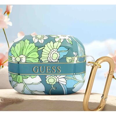 Guess AirPods Pro Hülle - Grün Blumen Design Guess AirPods Pro Hülle - Grün Blumen Design