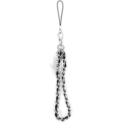Guess Pasek do telefonu GUSTSASSK czarny Metalowy Klasyczny Charm - Pasek do telefonu Guess Pasek do telefonu GUSTSASSK czarny Metalowy Klasyczny Charm - Pasek do telefonu