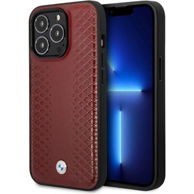 Coque en cuir diamanté bourgogne pour iPhone 14 Pro Max Coque en cuir diamanté bourgogne pour iPhone 14 Pro Max