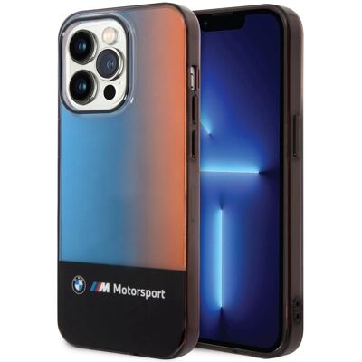 Coque BMW iPhone 14 Pro Max Tricolore - Design Luxueux Coque BMW iPhone 14 Pro Max Tricolore - Design Luxueux