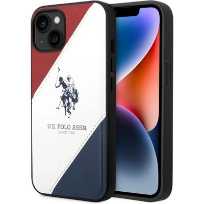 Custodia in rilievo tricolore US Polo Assn. per iPhone - Cover Custodia in rilievo tricolore US Polo Assn. per iPhone - Cover