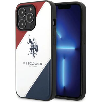 Etui en Cuir Double Horse U.S. Polo Assn. pour iPhone 14 Pro Etui en Cuir Double Horse U.S. Polo Assn. pour iPhone 14 Pro