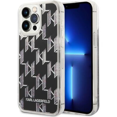 Coque Monogramme à Glitter Liquide Karl Lagerfeld pour iPhone 14 Pro Max - Publicité Coque Monogramme à Glitter Liquide Karl Lagerfeld pour iPhone 14 Pro Max - Publicité
