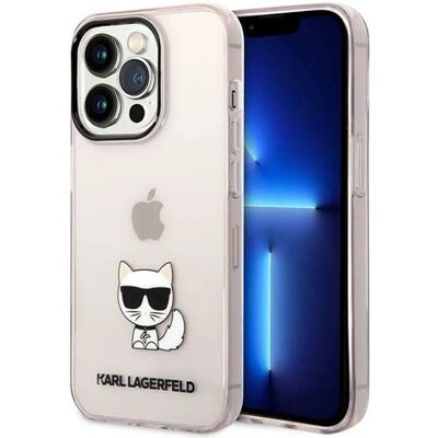 Karl Lagerfeld Pink Choupette Hülle für iPhone 14 Pro Max Karl Lagerfeld Pink Choupette Hülle für iPhone 14 Pro Max
