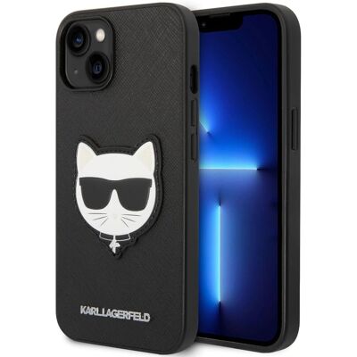 Karl Lagerfeld iPhone 14 Plus Hülle - Saffiano Choupette Karl Lagerfeld iPhone 14 Plus Hülle - Saffiano Choupette