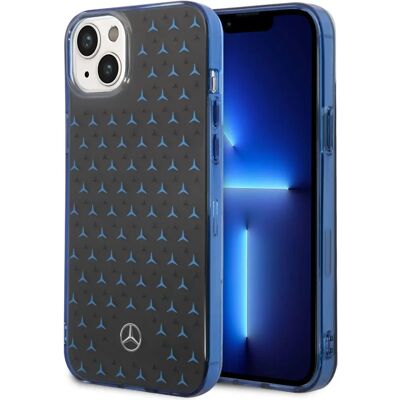 Mercedes-Benz iPhone 14 Plus Stern Serie Schwarze Hülle - Handyhülle Mercedes-Benz iPhone 14 Plus Stern Serie Schwarze Hülle - Handyhülle