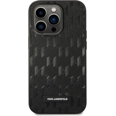 Coque en cuir Saffiano Karl Lagerfeld pour iPhone 14 Pro Max - Publicité Coque en cuir Saffiano Karl Lagerfeld pour iPhone 14 Pro Max - Publicité