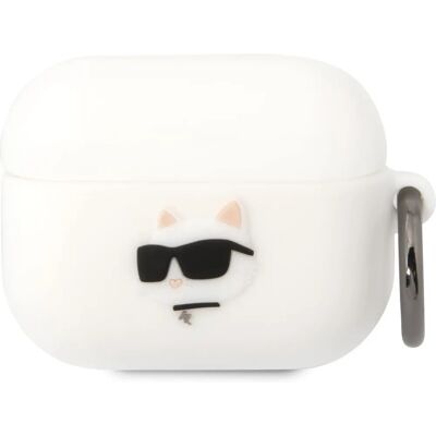 Karl Lagerfeld Weiß Silikon Airpods Pro Case - NFT Logo - Unisex Karl Lagerfeld Weiß Silikon Airpods Pro Case - NFT Logo - Unisex