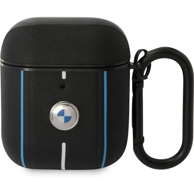 BMW BMA222RVSK Leder AirPods Hülle - Schwarz - Schutz für 1/2 BMW BMA222RVSK Leder AirPods Hülle - Schwarz - Schutz für 1/2