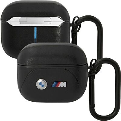 Coque en cuir BMW AirPods 3 - Noir - Design sportif M Performance Coque en cuir BMW AirPods 3 - Noir - Design sportif M Performance