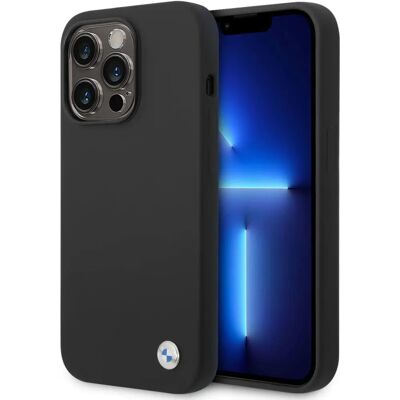 Étui en cuir BMW Signature Collection pour iPhone 14 Pro Max - Noir Étui en cuir BMW Signature Collection pour iPhone 14 Pro Max - Noir