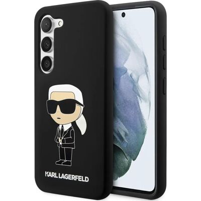 Karl Lagerfeld Galaxy S23 Silikonhülle - Schwarz - Handyhülle Karl Lagerfeld Galaxy S23 Silikonhülle - Schwarz - Handyhülle
