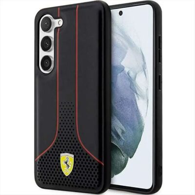 Ferrari S23 Hülle - Perforierte Kollektion - Schwarz Ferrari S23 Hülle - Perforierte Kollektion - Schwarz