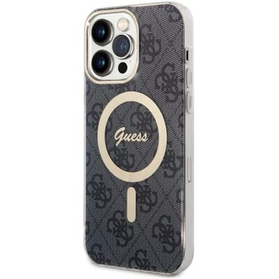 Guess 4G MagSafe - Coque pour iPhone 14 Pro Max - Noir Guess 4G MagSafe - Coque pour iPhone 14 Pro Max - Noir
