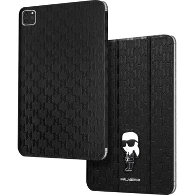 Coque iPad Karl Lagerfeld - Trifold, Résistante aux chocs, Cuir végétalien - Publicité Coque iPad Karl Lagerfeld - Trifold, Résistante aux chocs, Cuir végétalien - Publicité